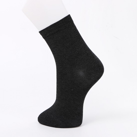 Men's Socks, Solid Color, High Cotton Content, Men's Socks, Autumn and Winter Sweat-Absorbing Breathable Business Mid-Calf Socks Wholesale mid-calf socks
