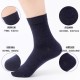 Men's Socks, Solid Color, High Cotton Content, Men's Socks, Autumn and Winter Sweat-Absorbing Breathable Business Mid-Calf Socks Wholesale mid-calf socks