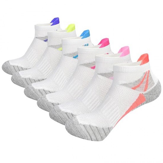 Women's Short Professional Terry Loop Sports Socks - Shock-Absorbing, Breathable & Quick-Drying