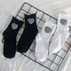 New Heart-Pattern Socks for Women - Handmade 3D Pattern Socks, Ruffled Mid-Calf Cotton Socks, Sports Socks for Students