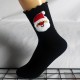 Santa Claus Head Socks - Festive Gift Socks, Warm Cotton Mid-Calf Socks for Women, Casual & Sports Wear