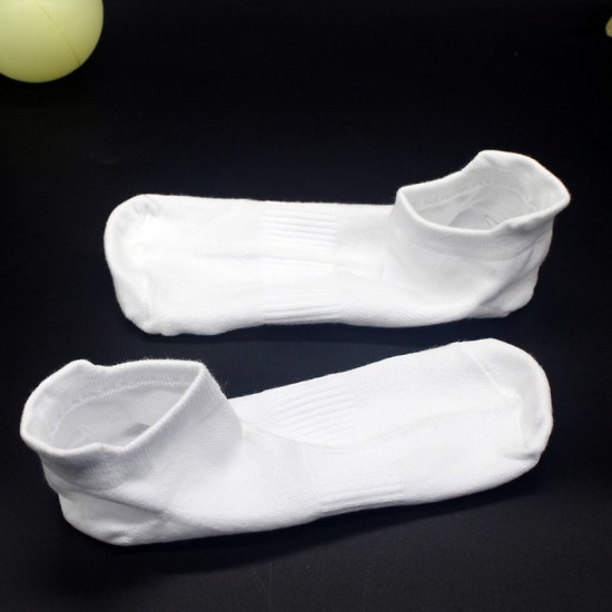 New Mesh Boat Socks Unisex - Summer Thin Tab Socks, Black & White Sweat-Absorbent Cotton Low-Cut Sports Socks