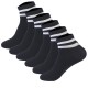 In stock double stripe sports short socks, thin mesh women's boat socks, student striped short socks, breathable cotton socks