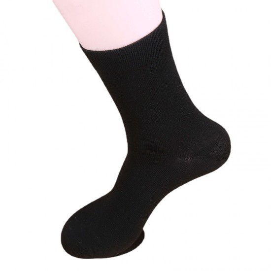 New Solid Color Men's Cotton Socks - Business Mid-Calf Socks, Sweat-Absorbent Sports Socks, In-Stock for Wholesale
