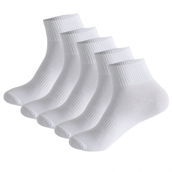 In-Stock Women's Sports Ankle Socks - Low-Cut Cotton Socks for Running & Hiking, Sweat-Absorbent Short Socks
