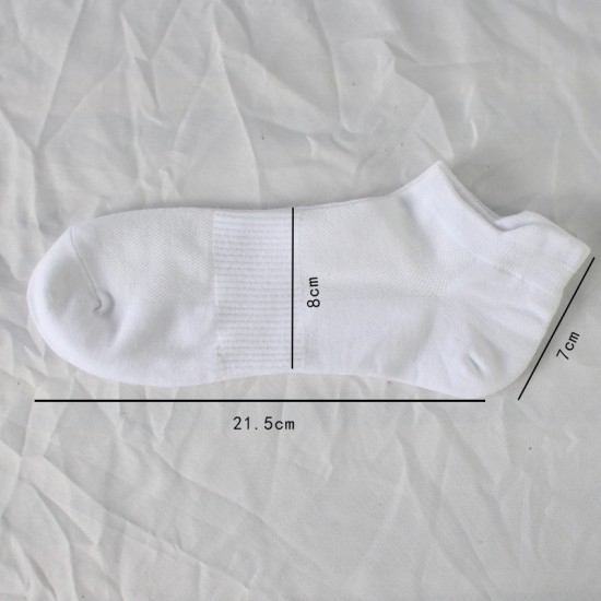 Plus-size men's athletic socks, thin mesh boat socks, extra-large and long men's socks, cotton socks