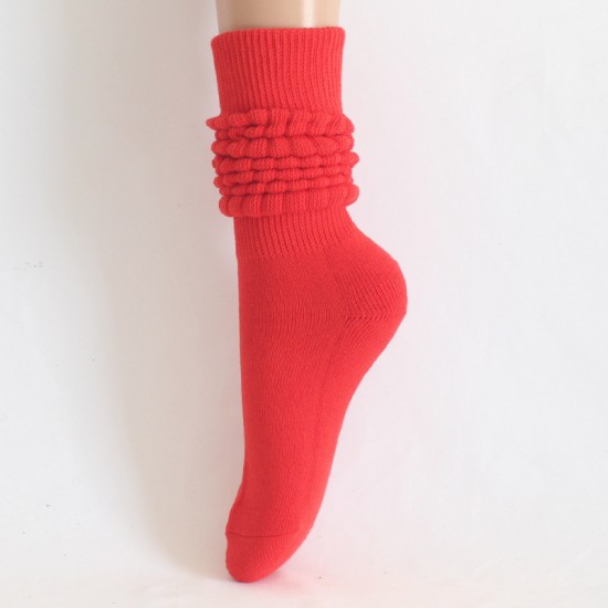 European & American Slouch Socks - Thickened Terry Bottom Bubble Socks, Unisex Warm Leg Protection Socks for Winter