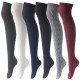 In-stock long socks, Japanese style over-the-knee socks, knitted cable knit thigh socks, women's long socks, over-the-knee high socks