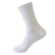 European and American terry socks, men's warm thickened cotton socks, brushed high elastic mid-calf socks, terry bottom sports socks