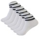 In stock double stripe sports short socks, thin mesh women's boat socks, student striped short socks, breathable cotton socks