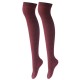 In-stock long socks, Japanese style over-the-knee socks, knitted cable knit thigh socks, women's long socks, over-the-knee high socks