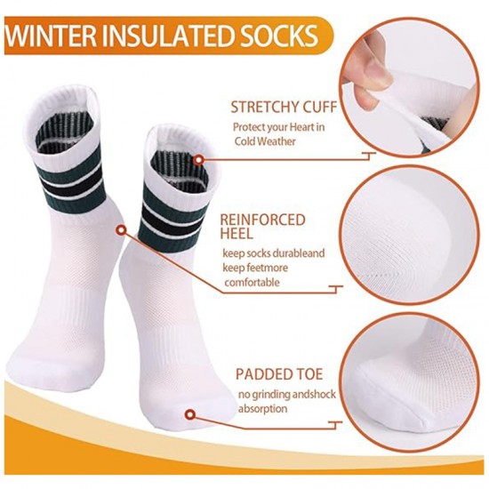 Fashion Versatile Sports Socks - Terry Lined Shock-Absorbing (Temu, Shein, TikTok, Shopee)