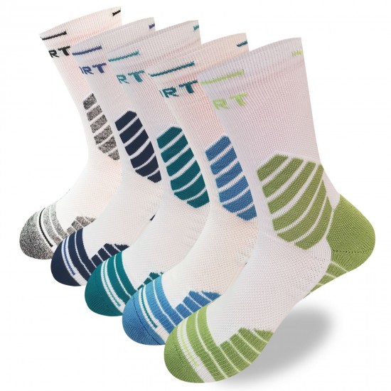 Men's Running Socks In-Stock - Terry Lined Shock-Absorbing (Temu, Shein, TikTok, Shopee)