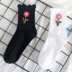 New Sunflower Socks - High-Elastic Cuff Student Socks for Women, Warm Cotton Socks, Sweet Flower Design