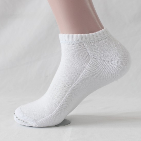 Plus size thickened boat socks, men's terry socks, short socks, terry sports socks, European and American winter warm cotton socks