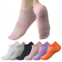 In-stock yoga socks, Pilates sports socks, women's style with grip, barefoot exercise, non-slip socks