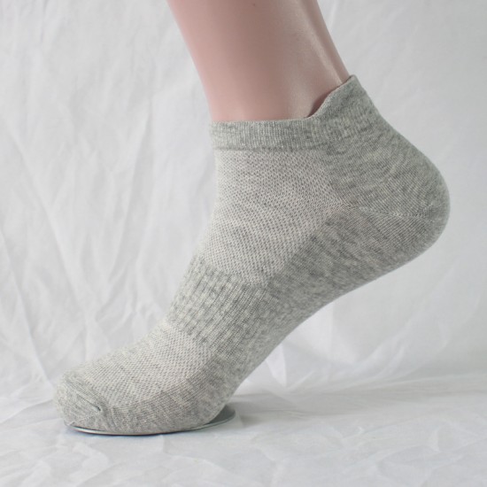 Plus-size men's athletic socks, thin mesh boat socks, extra-large and long men's socks, cotton socks