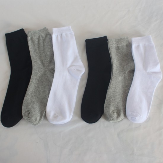 European and American plus size men's socks, solid color formal socks, casual cotton socks, mid-calf socks, men's and women's unisex socks, plus size