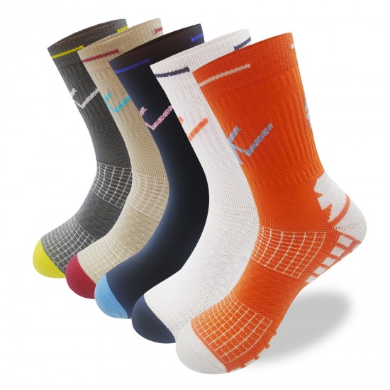 Men's Running & Basketball Socks In-Stock - Terry Lined Shock-Absorbing Sports Socks, Temu, Shein, TikTok, Shopee