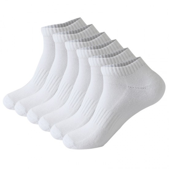 Plus size thickened boat socks, men's terry socks, short socks, terry sports socks, European and American winter warm cotton socks