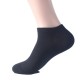 Plus-size men's summer thin solid color short socks, sweat-absorbent cotton socks, ankle socks, European and American sizes