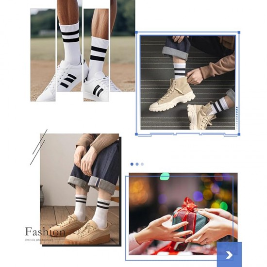 Terry Lined Shock-Absorbing Mid-Calf Running Socks - Temu, Shein, Shopee, Independent Sites