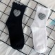 New Heart-Pattern Socks for Women - Handmade 3D Pattern Socks, Ruffled Mid-Calf Cotton Socks, Sports Socks for Students