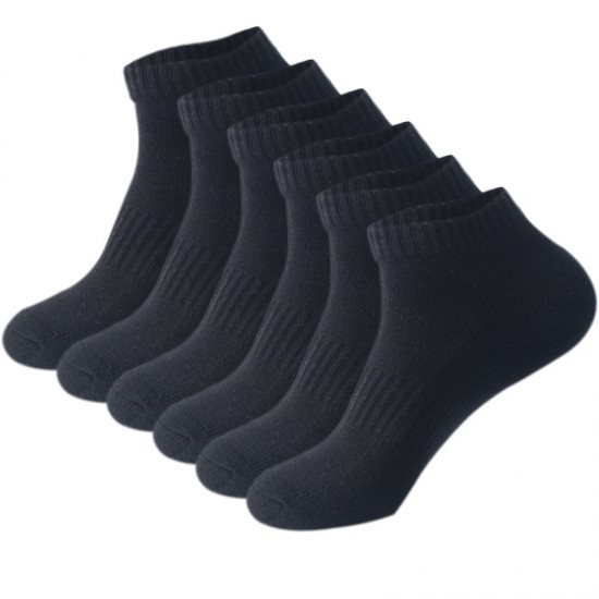 Plus size thickened boat socks, men's terry socks, short socks, terry sports socks, European and American winter warm cotton socks