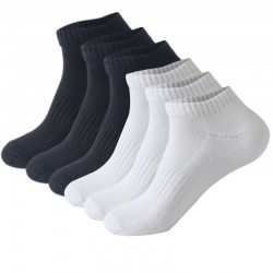 Plus size thickened boat socks, men's terry socks, short socks, terry sports socks, European and American winter warm cotton socks