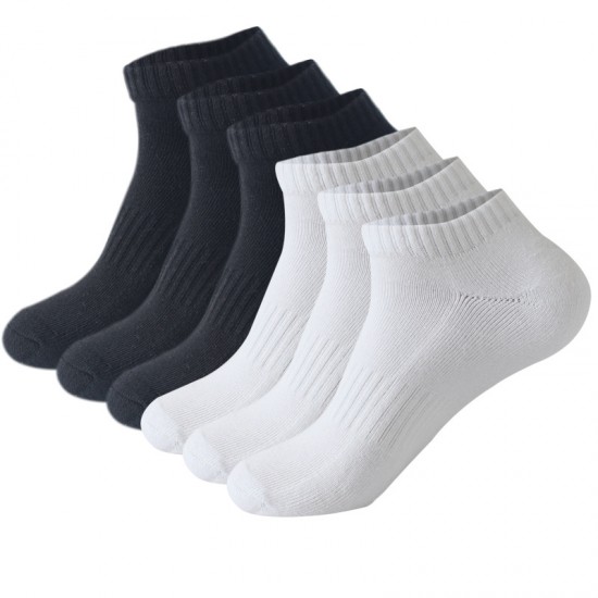 Plus size thickened boat socks, men's terry socks, short socks, terry sports socks, European and American winter warm cotton socks