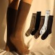 Autumn and winter warm calf socks, Japanese school style JK socks, ins trendy women's socks, internet celebrity long socks, cotton socks, solid color