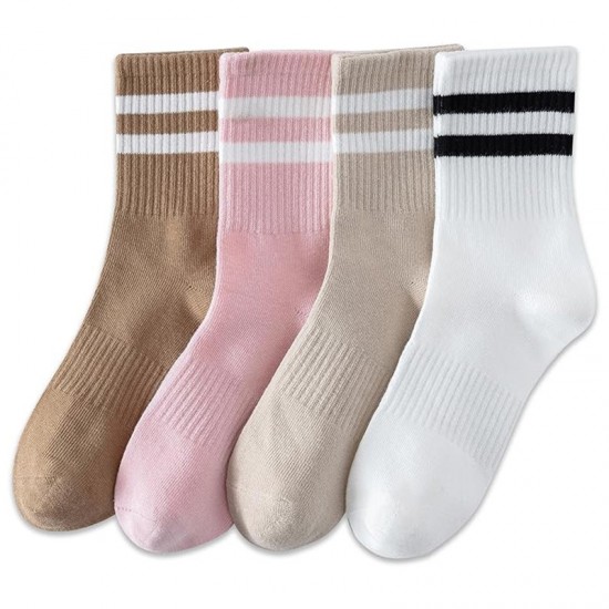 Terry Lined Shock-Absorbing Mid-Calf Running Socks - Temu, Shein, Shopee, Independent Sites