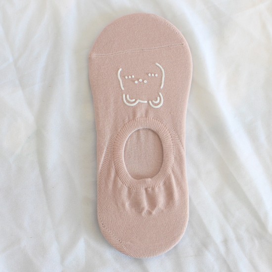 New Spring & Summer No-Show Socks for Women - Japanese-Style Thin Boat Socks, Cute Cartoon Breathable Cotton Low-Cut Socks