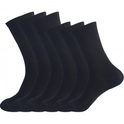 Calf Socks, High Elasticity, Autumn/Winter Mid-Calf Socks, Men's and Women's Solid Color Cotton Socks, Running Sports Socks, Sizes Available