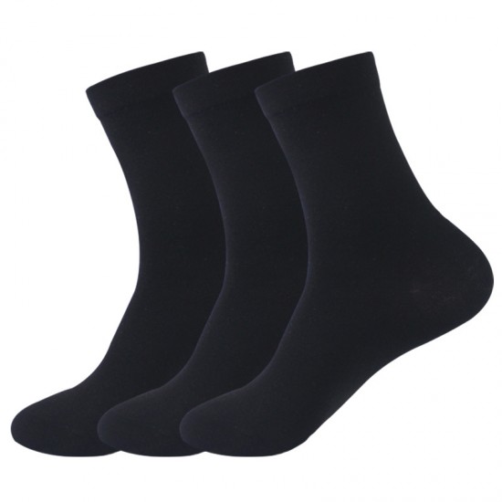 Women's mid-calf socks, solid color, loose-fitting, long, soft cotton socks, sweat-absorbent, casual, trendy.