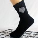 New Heart-Pattern Socks for Women - Handmade 3D Pattern Socks, Ruffled Mid-Calf Cotton Socks, Sports Socks for Students