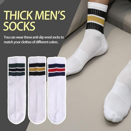 Fashion Versatile Sports Socks - Terry Lined Shock-Absorbing (Temu, Shein, TikTok, Shopee)