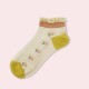 Women's 3D Embossed Lolita Socks In-Stock - Cotton Retro Short Socks, Versatile