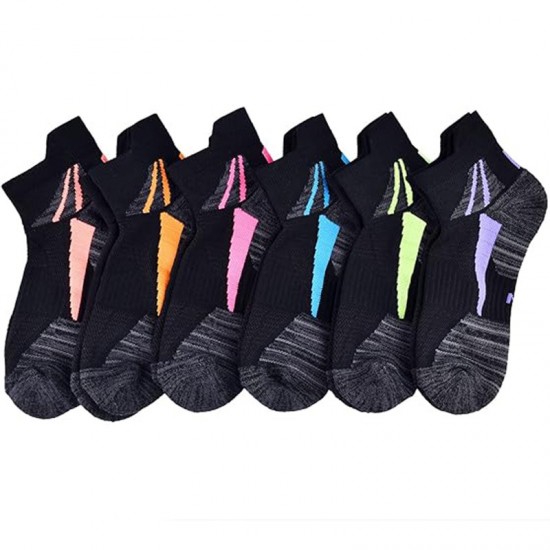 Women's Short Professional Terry Loop Sports Socks - Shock-Absorbing, Breathable & Quick-Drying