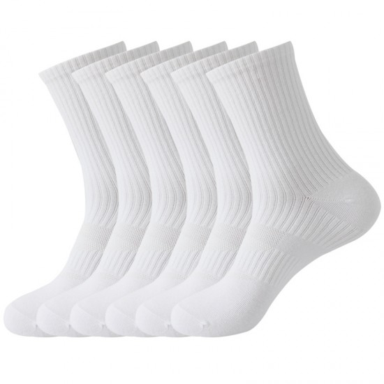 Sports socks, men's and women's mid-calf and high-calf cotton socks, mesh breathable short socks, boat socks, European and American plus-size men's socks