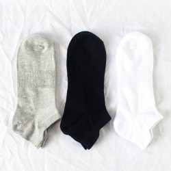 Plus-size men's athletic socks, thin mesh boat socks, extra-large and long men's socks, cotton socks
