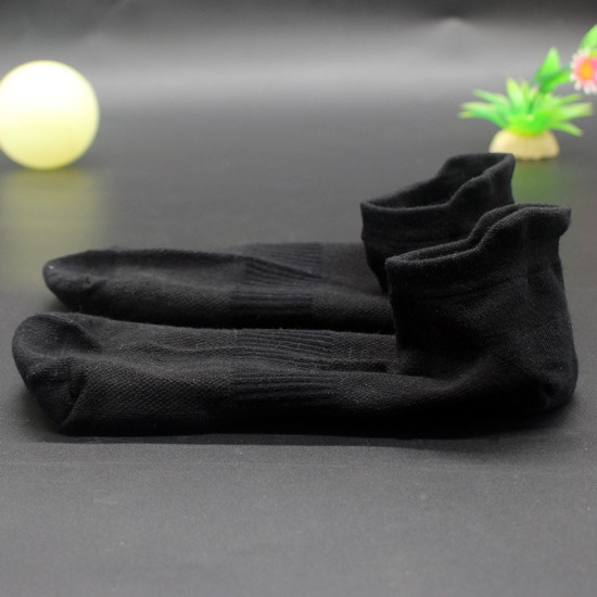 New Mesh Boat Socks Unisex - Summer Thin Tab Socks, Black & White Sweat-Absorbent Cotton Low-Cut Sports Socks