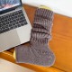In Stock Footed Socks, Warm Slouch Socks, Chunky Knitted Leg Covers, Korean Style Leg Protectors, Foot Covers, Boot Covers, European and American Style