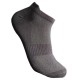 Men's Summer Thin Socks - Mesh Sports Ankle Socks, Tab Cotton Socks, Black & White Solid Color Breathable Boat Socks