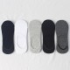 In stock men's solid color low-cut cotton socks with silicone anti-slip boat socks, thin socks for men and women, summer