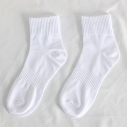 5-Pair Men's Sports Socks, Autumn/Winter Running Socks, Mid-Calf Socks, Cotton Socks, European and American Style Sports Socks for Men Women's Short Socks