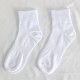 5-Pair Men's Sports Socks, Autumn/Winter Running Socks, Mid-Calf Socks, Cotton Socks, European and American Style Sports Socks for Men Women's Short Socks